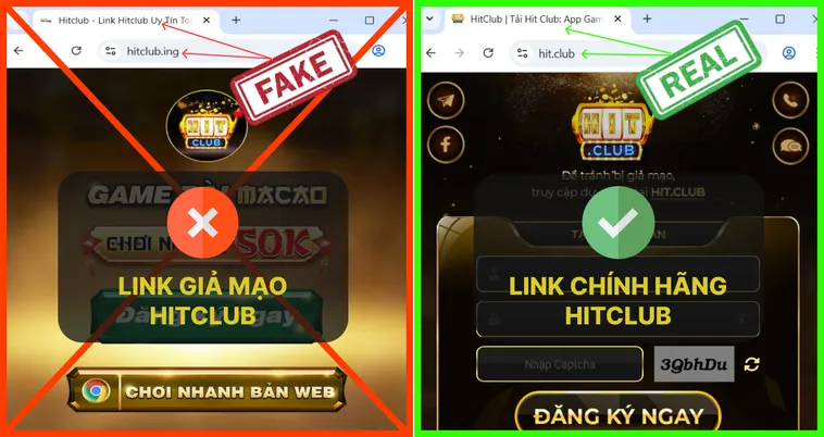 Cách Nhận Biết Nhà Cái HitClub Chính Thức Không Phải Ai Cũng Biết 3 Khi truy cập, trải nghiệm trên trang Hit.Club thật tạo cảm giác tin cậy, còn trang giả Hit.Club dễ nhận biết nhờ chi tiết rối mắt hoặc bất thường.